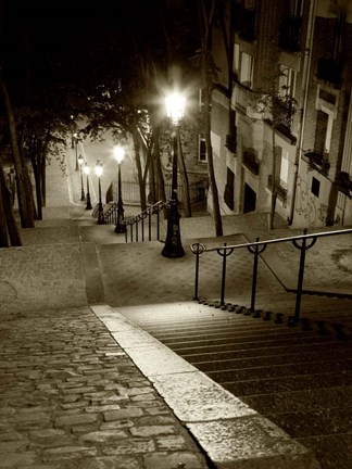 Framed Montmartre, Paris Print