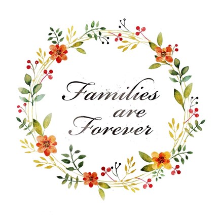 Framed Families are Forever Print