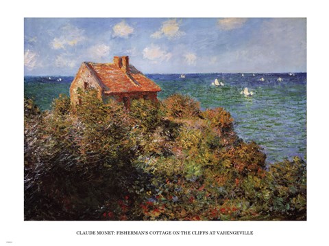 Framed Fisherman&#39;s Cottage Print