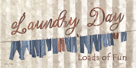 Framed Laundry Day Print