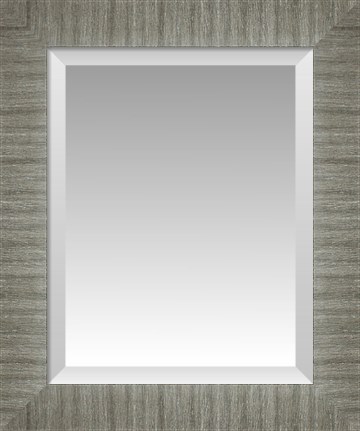 Brushed Nickel Wall Mirror wide brushed nickel silver beveled wall mirror | custom framed Brushed Nickel Wall Mirror wide brushed nickel silver beveled wall mirror | custom framed