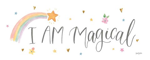 Framed Magical Friends VI Print