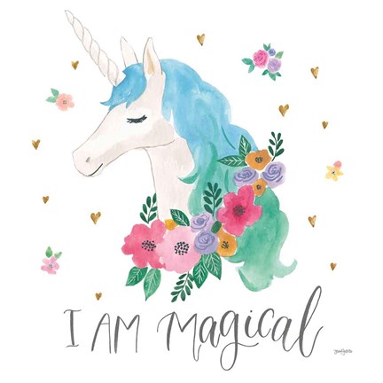 Framed Magical Friends IV Print