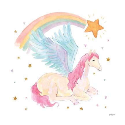 Framed Magical Friends II Print