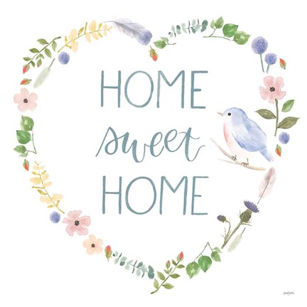 Framed Spring Sentiments VIII on White Print