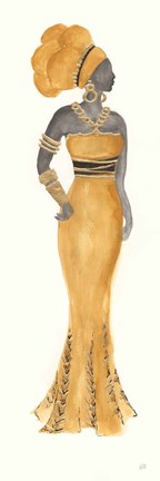 Framed Global Fashion III Print