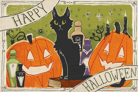 Framed Stay Creepy I Print