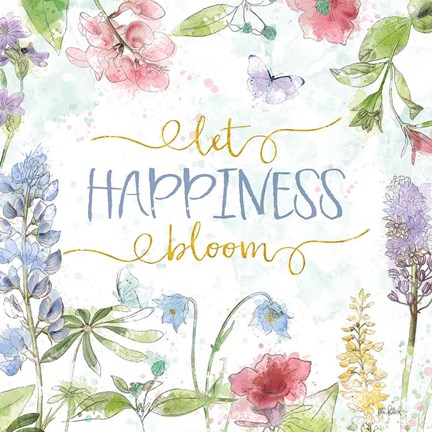 Framed Spring Splash IV Print