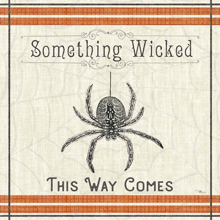 Framed Be Scary VI Print