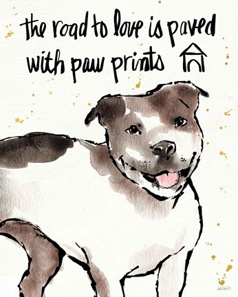 Framed Strike a Paws XV Print