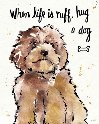 Framed Strike a Paws XIII Print