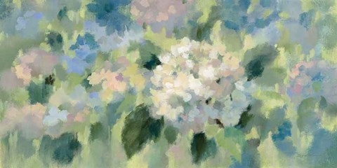 Framed Hydrangea Mosaic Print