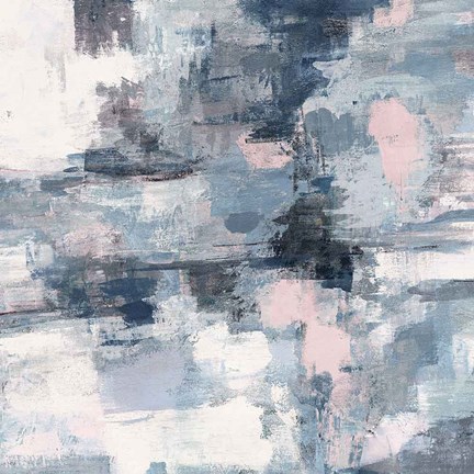 Framed In the Clouds Neutral Pink Crop Print