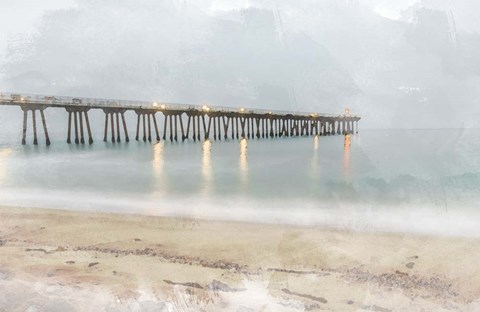 Framed Pier of Memory Print