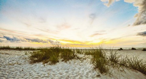 Framed Sunset Beach Print