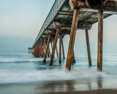 Framed Pier Crop Print