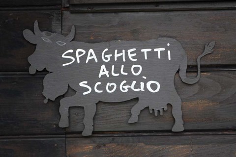 Framed Spaghetti Allo Scoglio Print