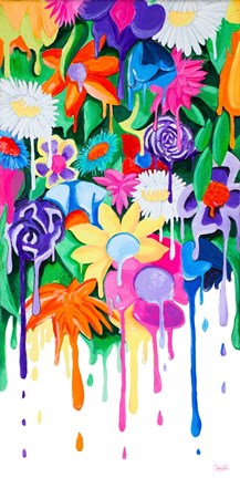 Framed Garden Drips Print