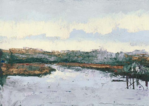 Framed Along The Waters Print