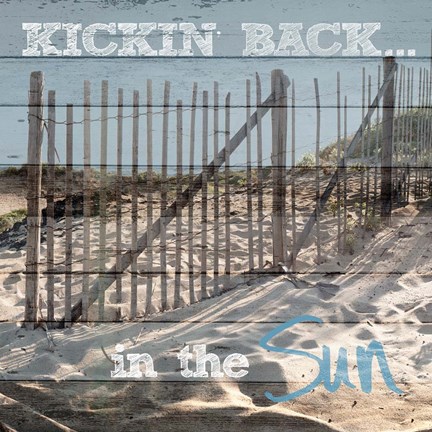 Framed Kickin&#39; Back Print