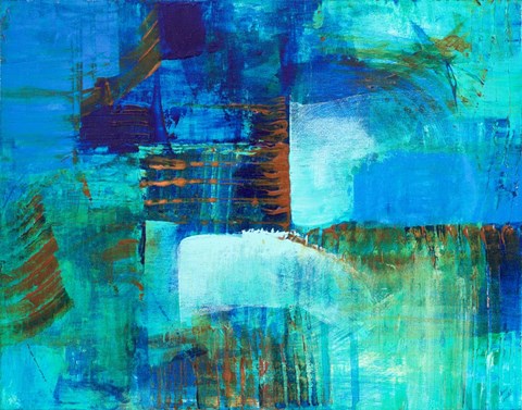 Framed Mystic Bleu Print