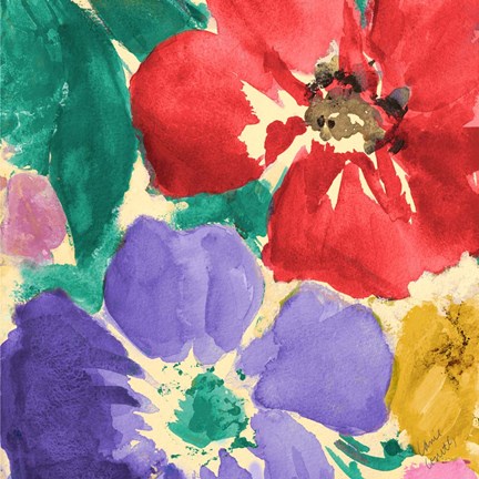 Framed Summer Sonata Square II Print