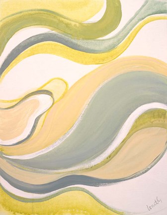 Framed Curve Linear I Print