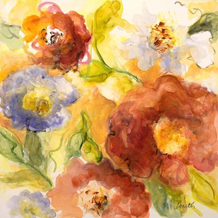 Framed Summer in Provence I Print