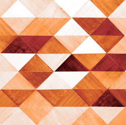 Framed Uptown Rust II Print