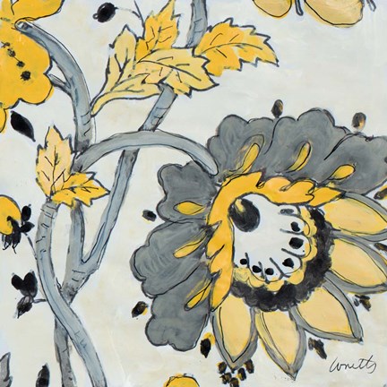 Framed Gray Berry Cherry III Print