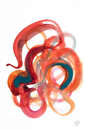 Framed Abstract Movement I Print