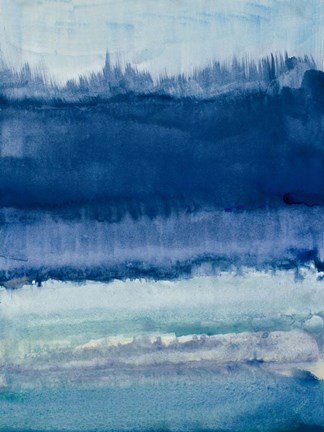 Framed Blue on Blue II Print