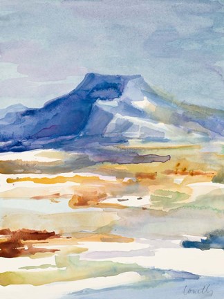 Framed Abiquiu Butte Print