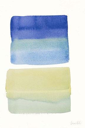 Framed Color Study I Print