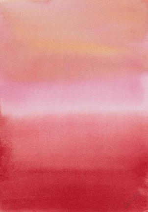 Framed Ocean Dusk III Print