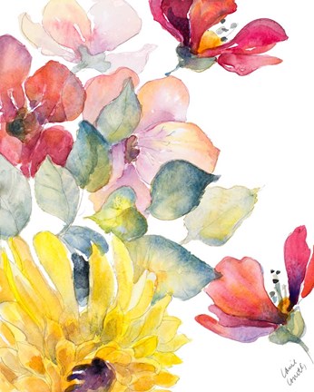 Framed Under Grasse Sky&#39;s I Print