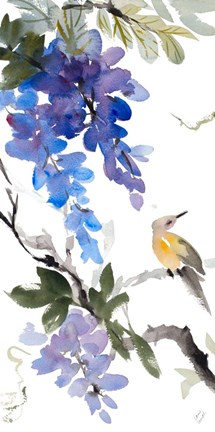 Framed East of Full Moon Wisteria Print