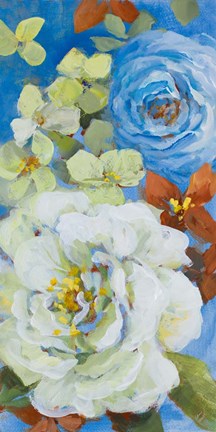 Framed Abundant Garden I Print