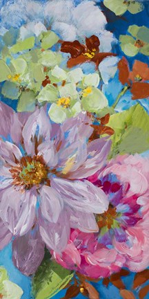 Framed Abundant Garden II Print