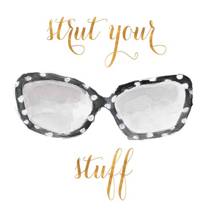 Framed Strut Your Stuff Print