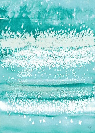 Framed Teal Windy Print