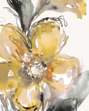 Framed Bright Blooms I Print