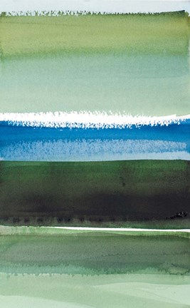 Framed Morning Pasture I Print