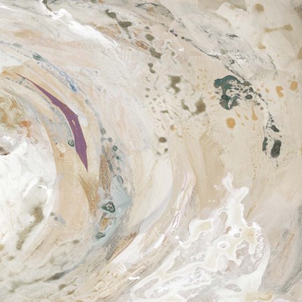 Framed Nature Swirl Square II Print