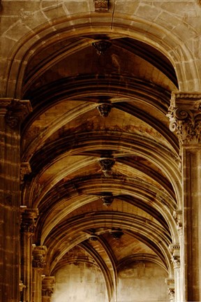 Framed Arches St Eustache I Print