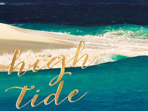 Framed High Waves I Print