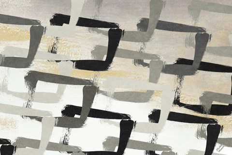Framed Gray Abstract Print