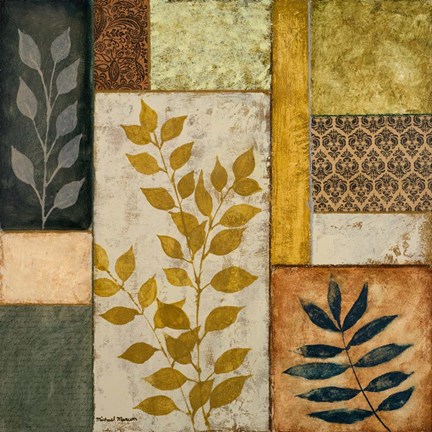 Framed Natural Elements II Print