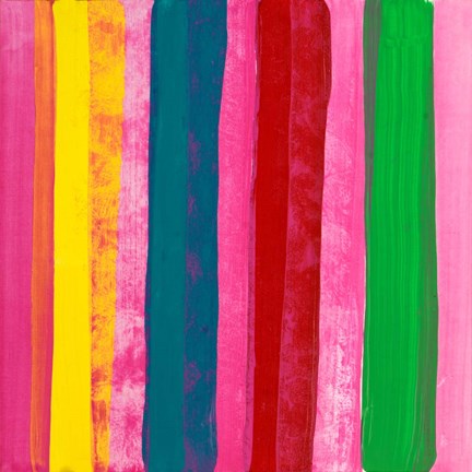 Framed Floral Pattern II Print