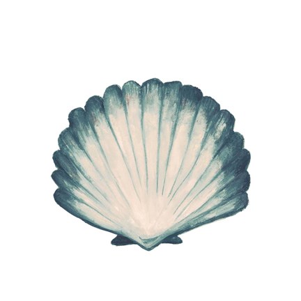 Framed Coastal Icon V (blue) Print